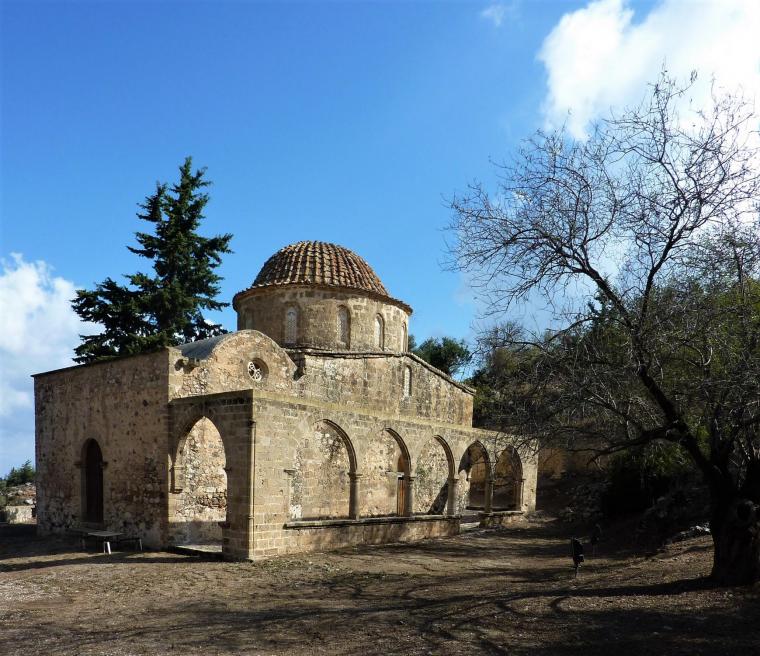 Η Εκκλησία του Χριστού Αντιφωνητή (12ος αι.), στην Επαρχία Κερύνειας, στην κατεχόμενη Κύπρο