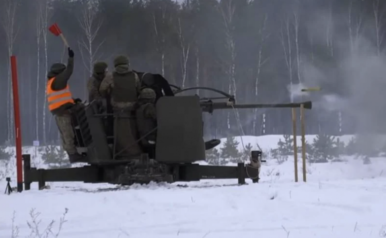 εκπαίδευση Ουκρανών εκπαιδευτών σε L70 Bofors