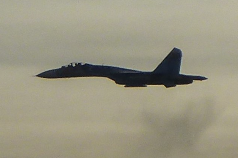 ρωσικό Su-27 που αναχαιτίστηκε από ολλανδικά F-35