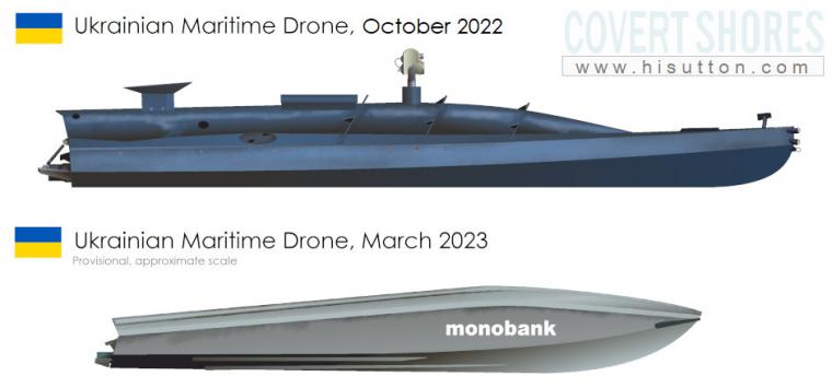 ουκρανικά ναυτικά drones Μαρτίου 2023