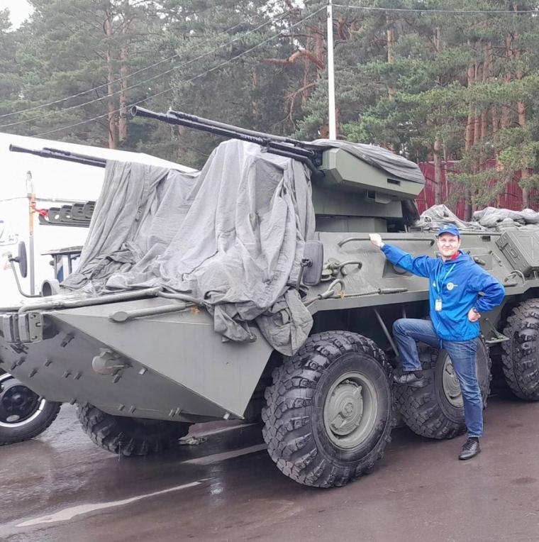 Αμφίβιο BTR-82 με όπλα ZSU-23-4 Shilka 