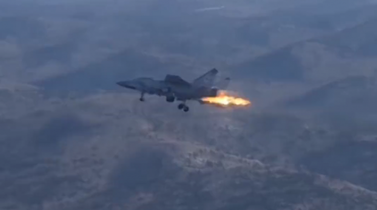 ρωσικό MiG-31 συνετρίβη