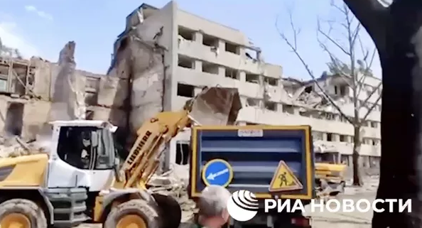 κατεδαφισμένο ξενοδοχείο Ingul στο Νικολάεφ