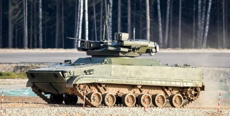 ρομποτικό BMP-3 εν κινήσει