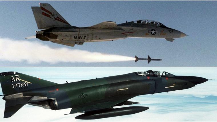 Tomcat καταρρίπτει Phantom το 1987