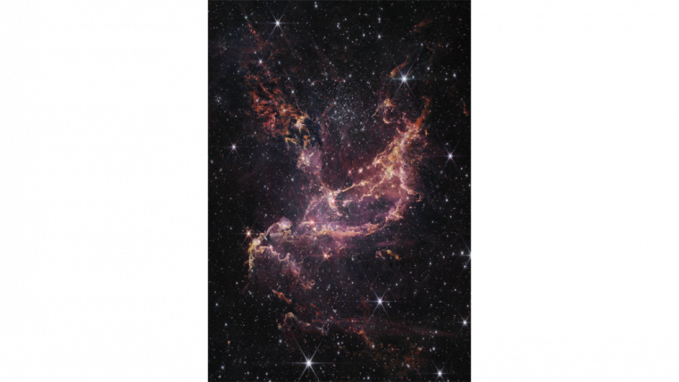 Το NGC 346 είναι ένα δυναμικό αστρικό σμήνος που βρίσκεται μέσα σε ένα νεφέλωμα 200.000 έτη φωτός μακριά.