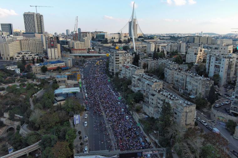 Πορεία στην Ιερουσαλήμ για τους ομήρους