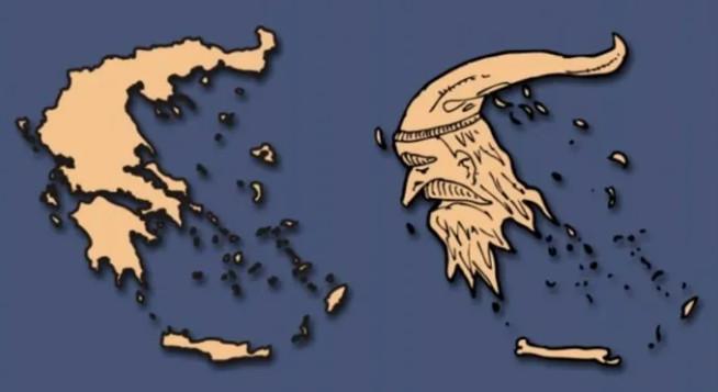 Η Ελλάδα μοιάζει με έναν γέρο -ίσως μάγο- με μυτερό καπέλο