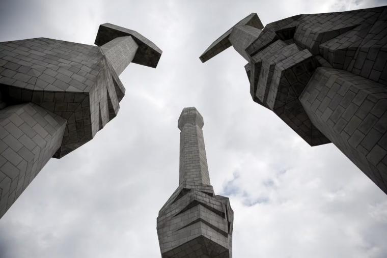 Το μνημείο του Θεμέλιου του Εργατικού Κόμματος στην Πιονγκγιάνγκ