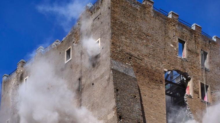 Ο πύργος των Κόμητων που κατέρρευσε στην Ιταλία