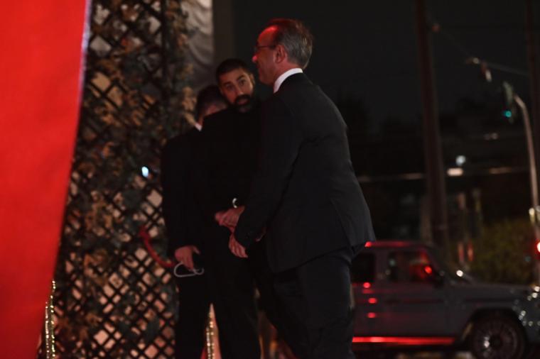 Ο Χρήστος Σταϊκούρας φτάνει στην εκδήλωση