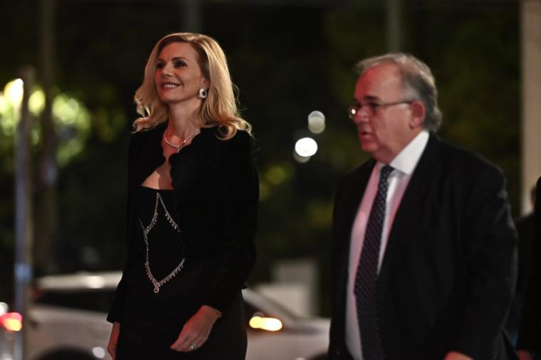 Ο Πέτρος Παππάς μαζί με την Έμη Λιβανίου