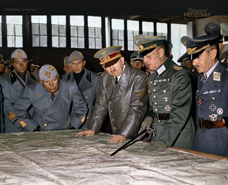 Mussolini and Hitler