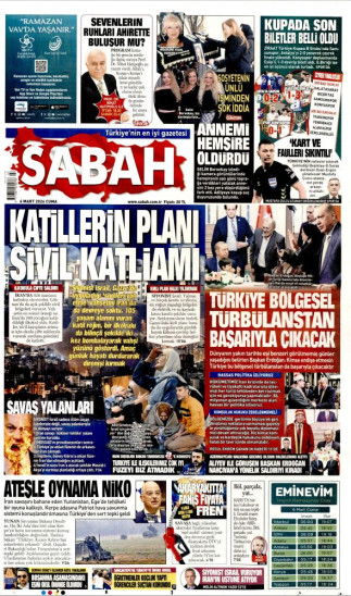 τουρκικη εφημερίδα