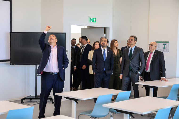 εγκαίνια του πανεπιστημίου Λευκωσίας στην Αθήνα - Μητσοτάκης