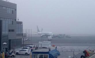Αεροδρόμιο Μακεδονία ομίχλη