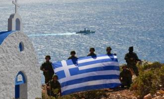 Καστελόριζο ελληνική σημαία