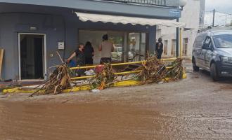πλημμύρες στη Εύβοια