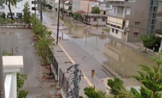 πλημμύρα στο Μεσολόγγι