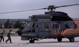 Πτήσεις μαθητών με Ελικόπτερο Super Puma