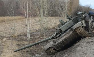 Καταστραμμένο ρωσικό T-72B3 