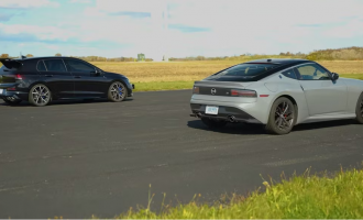 Volkswage Golf R vs Nissan Z