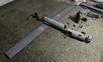 τα συντρίμμια του μυστήριου αυτού ουκρανικού drone καμικάζι