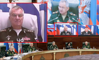 Βίκτορ Σοκόλοφ ζωντανός σε σύσκεψη του ρωσικού υπουργείου άμυνας 26 Σεπτεμβρίου