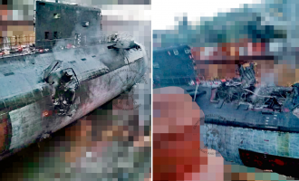 ζημιά στο υποβρύχιο Rostov-on-Don μετά την ουκρανική επίθεση στην Σεβαστούπολη 