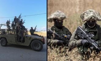 Χαμάς και Ισραηλινοί στρατιώτες