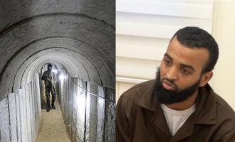 υπόγειο τούνελ Χαμάς και αιχμάλωτης Παλαιστίνιος