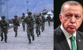 Τούρκοι στρατιώτες και Ερντογάν
