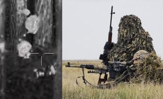 ουκρανικός στόχος και Ρώσοι ελεύθεροι σκοπευτές