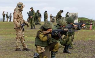εκπαίδευση Ρώσων στρατιωτών