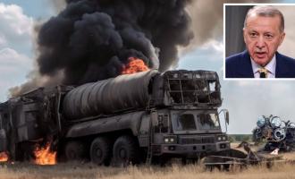 Ερντογάν και κατεστραμμένο S-400