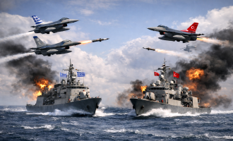 Ελλάδα - Τουρκία - ( ΠΕΝΤΑΠΟΣΤΑΓΜΑ ΦΩΤΟ.)