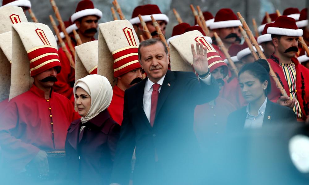 Ερντογάν, οθωμανική παρέλαση