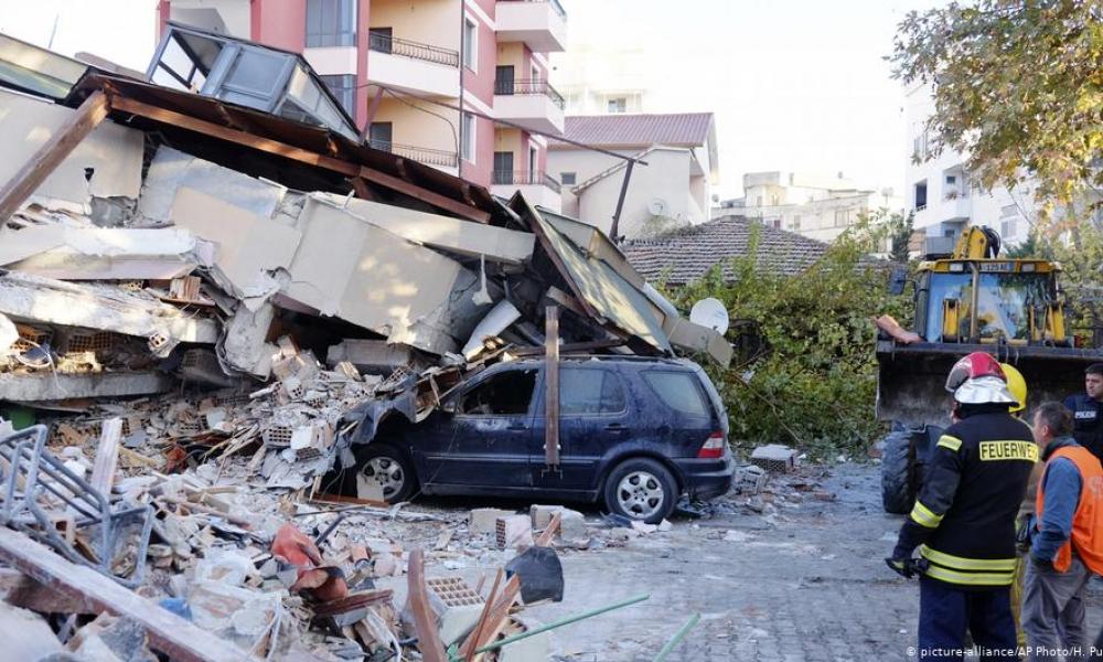 σεισμός στην Αλβανία