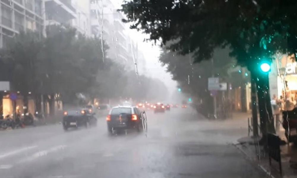 βροχόπτωση στην Θεσσαλονίκη