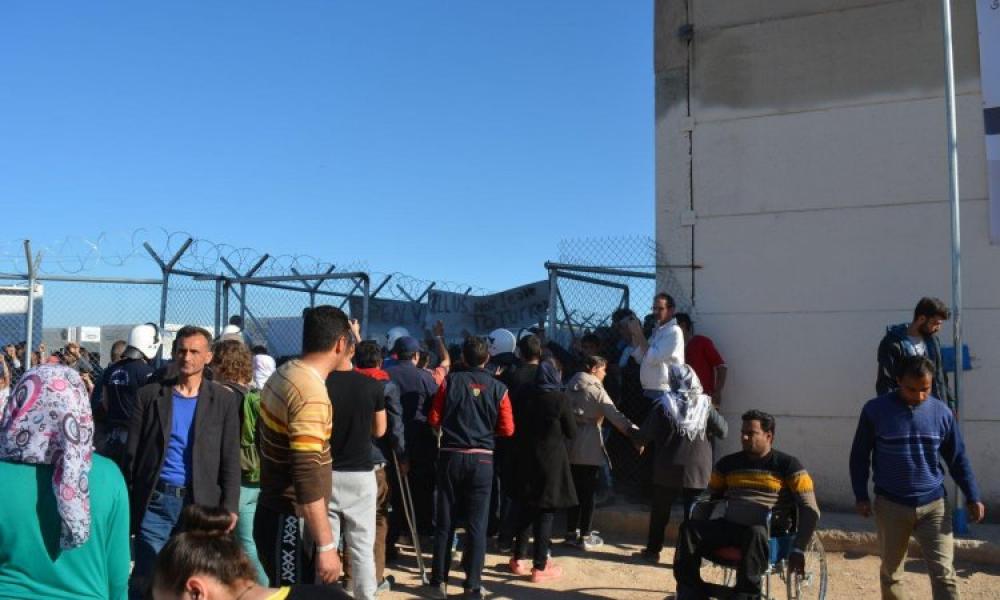 δομή μεταναστών στη Κυλλήνη