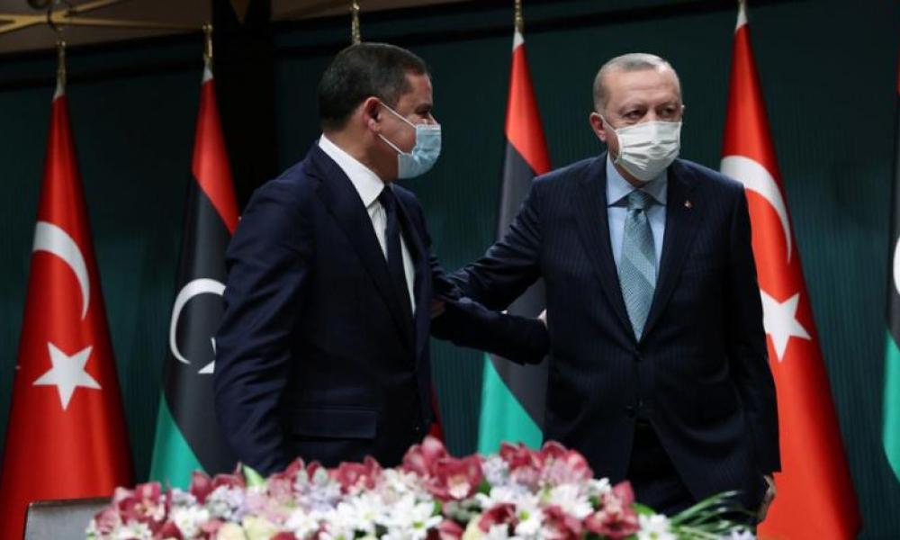Ερντογάν και Dbeibeh- Συμφώνησαν για αποστολή επιπλέον στρατιωτικού προσωπικού των Τουρκικών Ενόπλων Δυνάμεων στη Λιβύη.