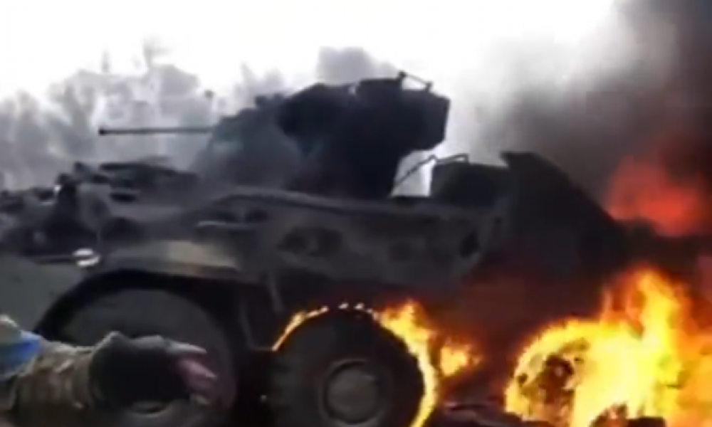BTR-82A κατεστραμμένο