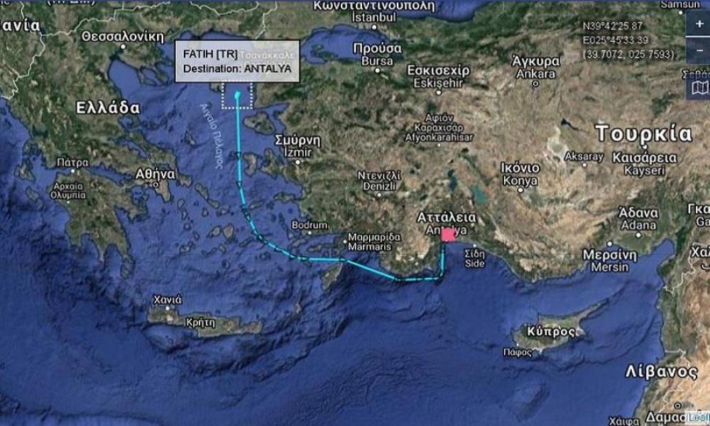 Ιδού! Τουρκικός Χάρτης δείχνει που στοχεύουν να έρθουν “βράδυ” οι Τούρκοι-Η Άγκυρα επικαλείται ΜΚΟ για τα Δωδεκάνησα