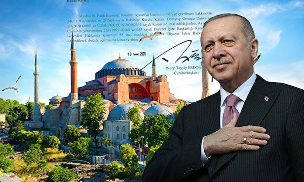 Τρομερή αποκάλυψη: Τουρκική ισλαμική πολιτική κίνηση “καταστρέφει” την Αγία Σοφία με νέους “Ταλιμπάν.