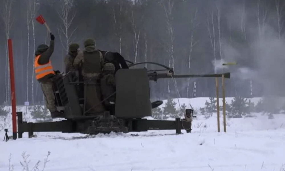 εκπαίδευση Ουκρανών εκπαιδευτών σε L70 Bofors