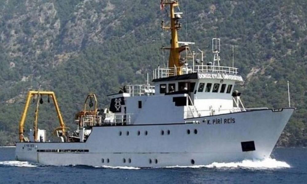 Οι Τούρκοι έβγαλαν το Πίρι Ρέις απέναντι από την Λέσβο και ζήτησαν την αποστρατικοποίησή της.