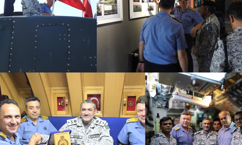 Πακιστανικά υποβρύχια σε Αιγαίο και Ανατολική Μεσόγειο -Επίσκεψη του Πακιστανού επικεφαλής υποβρυχίων στην Τουρκία.