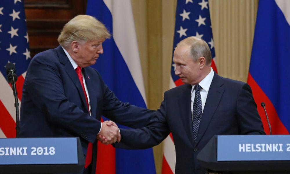 Ντόναλντ Τραμπ με Πούτιν