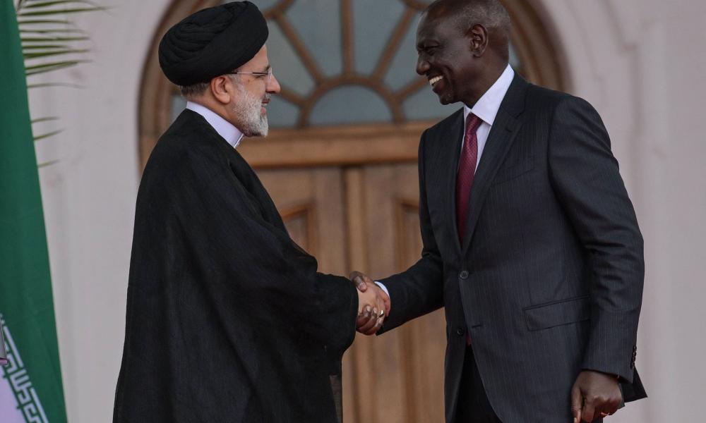 Ιρανός αξιωματούχος με Αφρικανό ομόλογό του