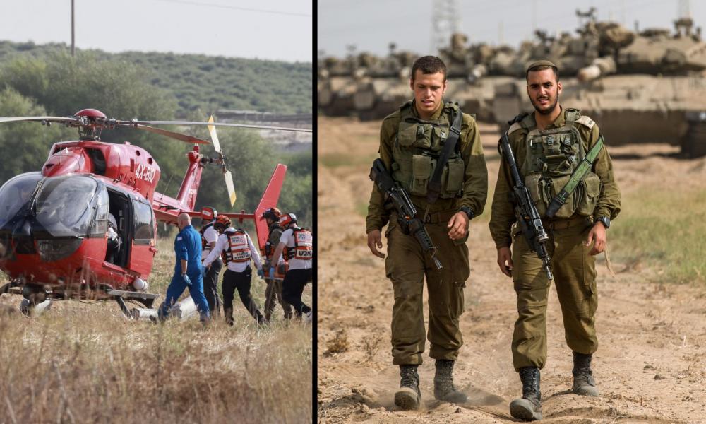 εκκένωση και Ισραηλινοί στρατιώτες